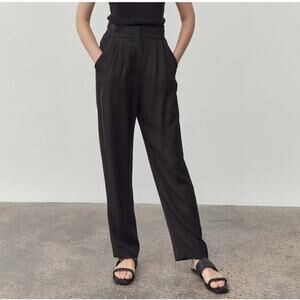 ST. Agni The High Waist Pleated Pants Size: S